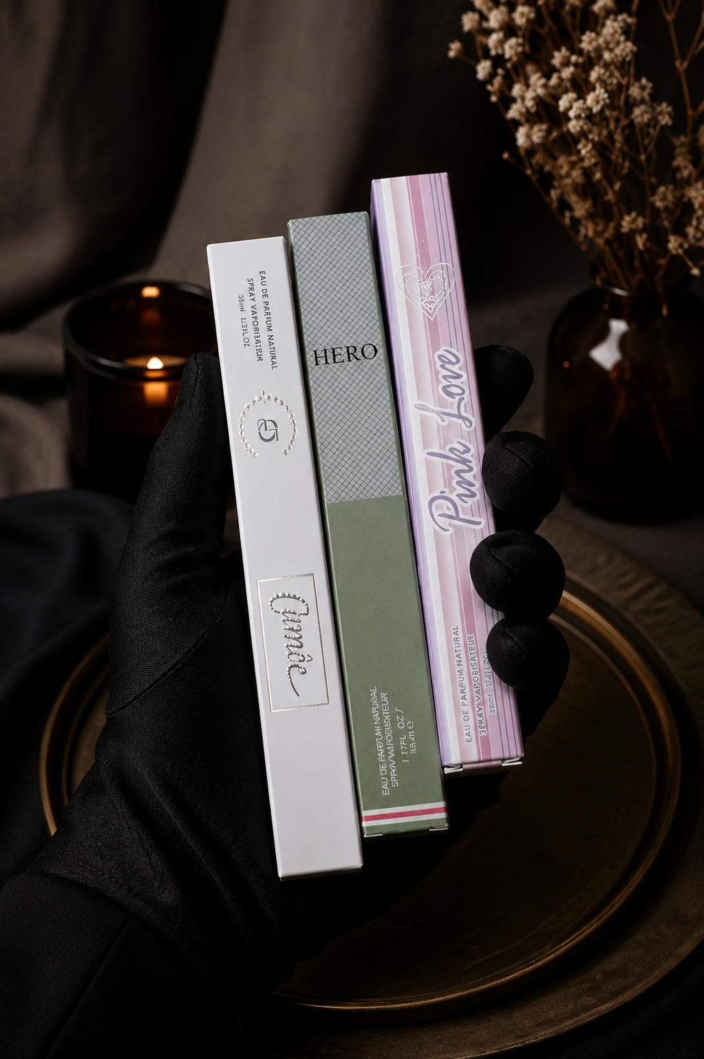 Échantillon de parfum de luxe